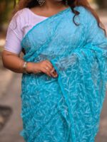 Tepchi Chikankari Saree - Image 5