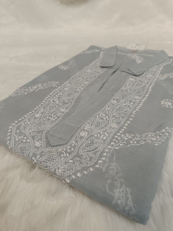 Men's Chikankari Kurta - Jali Work