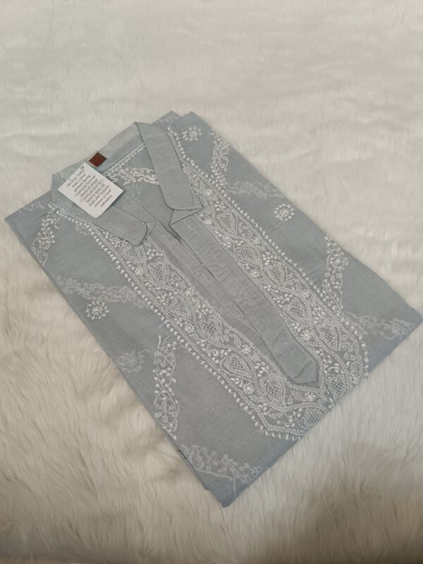 Men's Chikankari Kurta - Jali Work