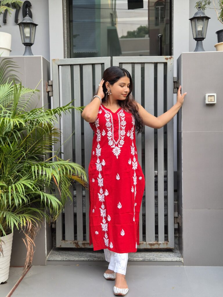 Authentic Chikankari Kurtis – Anu’s Fashion Palette