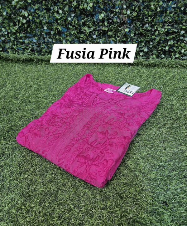 3D Self Maslin Chikankari