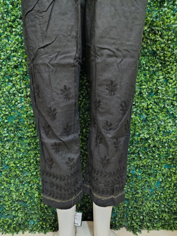 Dobby Cotton Black Pant