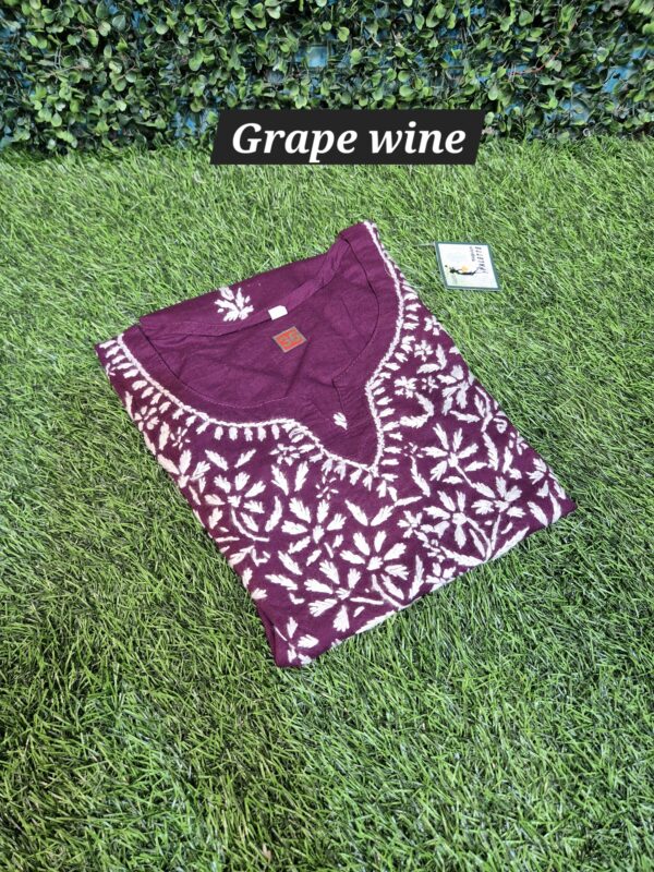 Chikankari Short Top