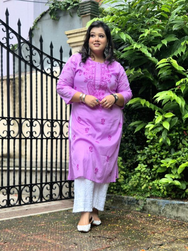 Cotton Self Work ChikanKari