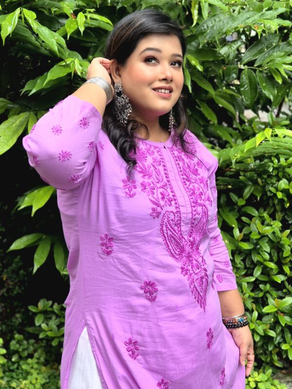 Cotton Self Work ChikanKari