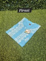 Chikankari cotton kurti side slit work - Image 7