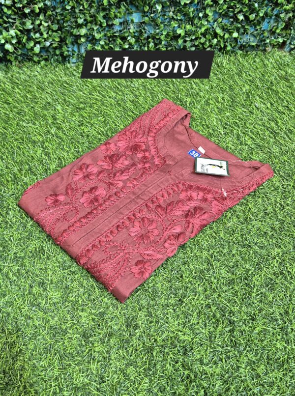 Cotton Self Work ChikanKari