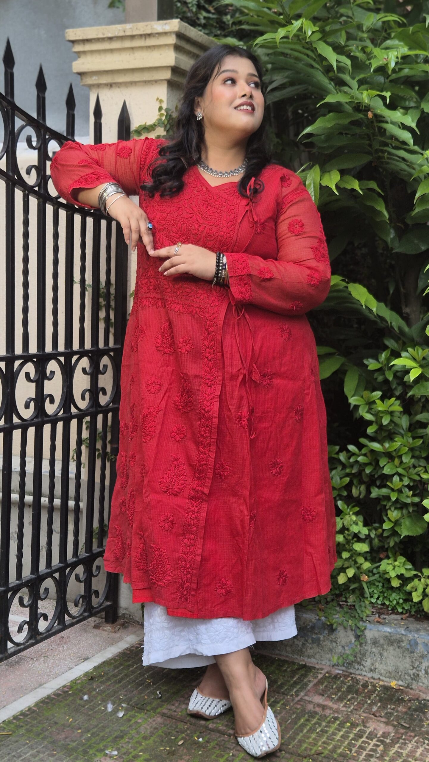 Chikankari kota Angrakha