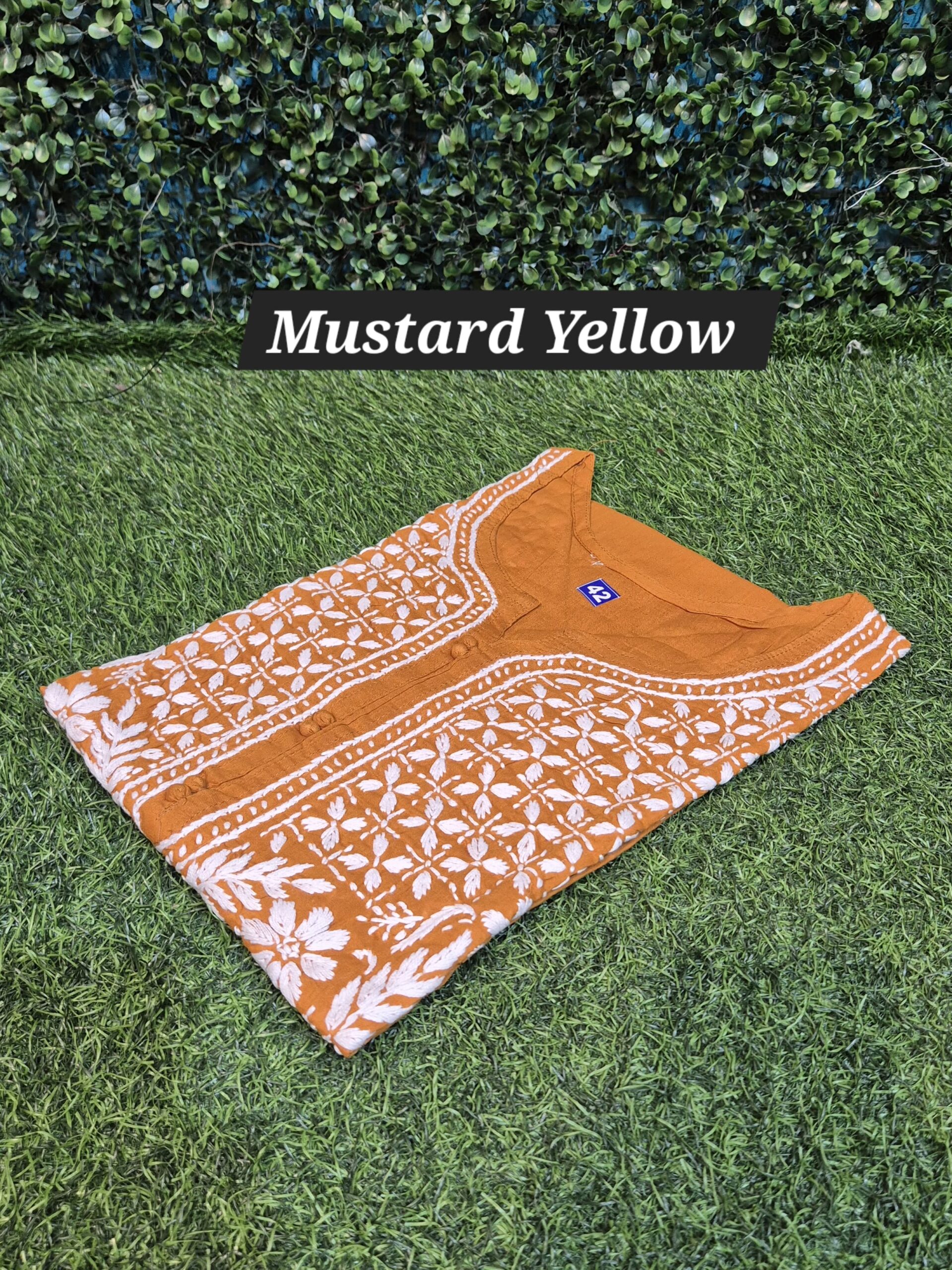 Chikankari regular cotton kurti