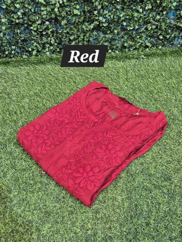 3D Self Maslin Chikankari