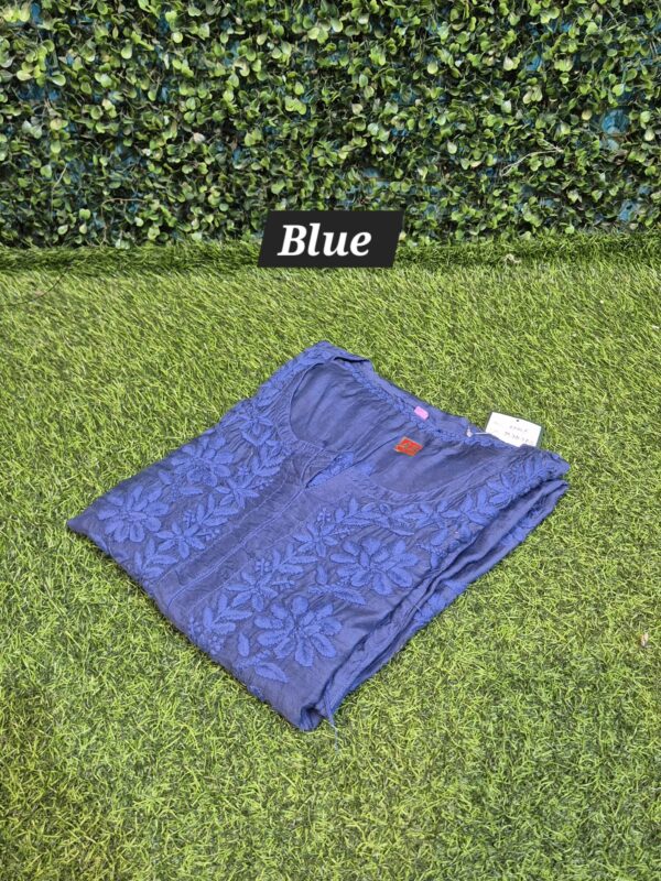 3D Self Maslin Chikankari
