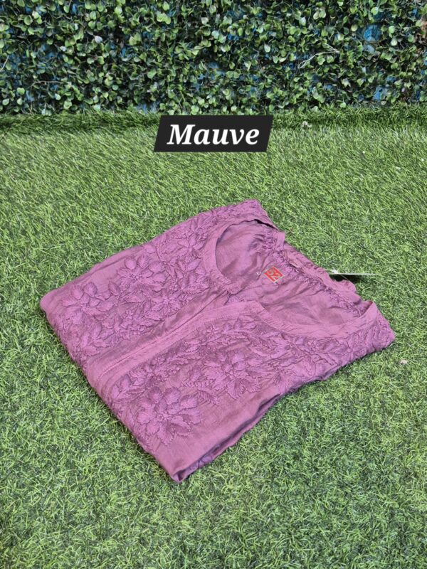 3D Self Maslin Chikankari