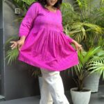 Cotton Ombre Chikankari Short top