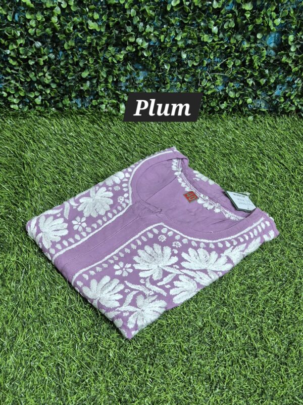 Heavy modal chikankari kurti