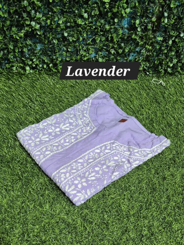 Modal chikankari kurti