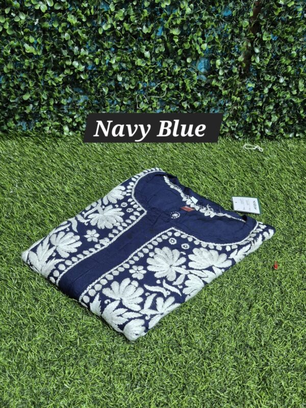Heavy modal chikankari kurti