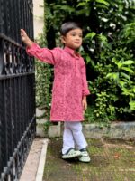 Boys chikankari kurta pyjama set