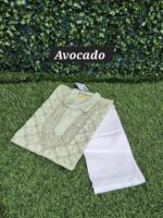 Boys chikankari kurta pyjama set - Image 11