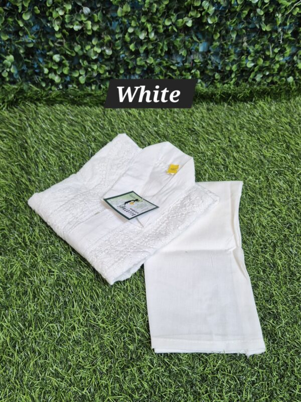 Boys chikankari kurta pyjama set