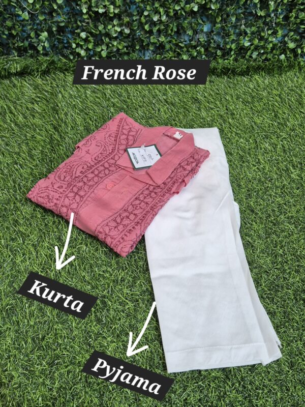 Boys chikankari kurta pyjama set