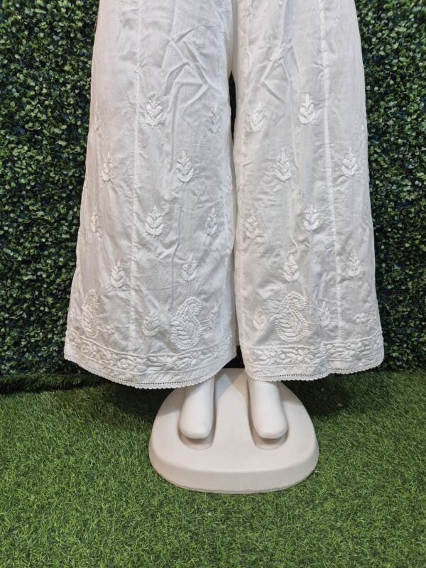 Chikankari cotton kali plazo