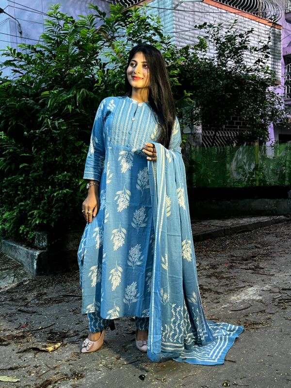 Jaipuri 3 Piece pure cotton set