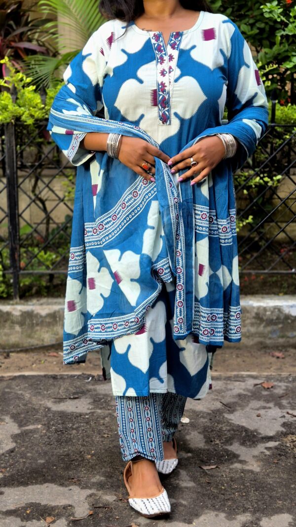 Jaipuri 3 piece pure cotton set