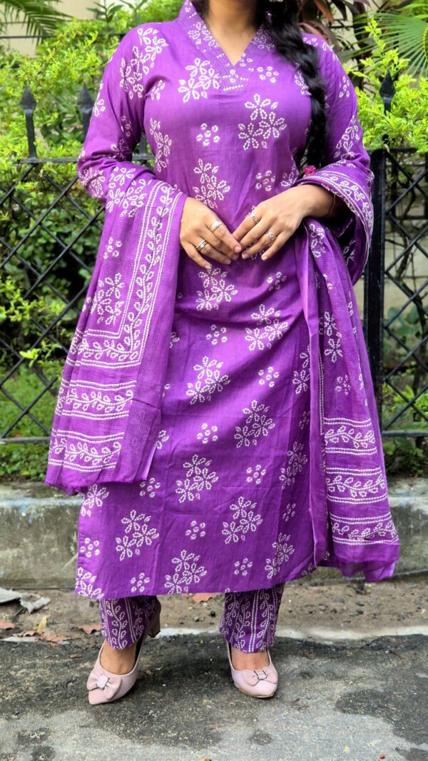 Jaipuri 3 Piece pure cotton set