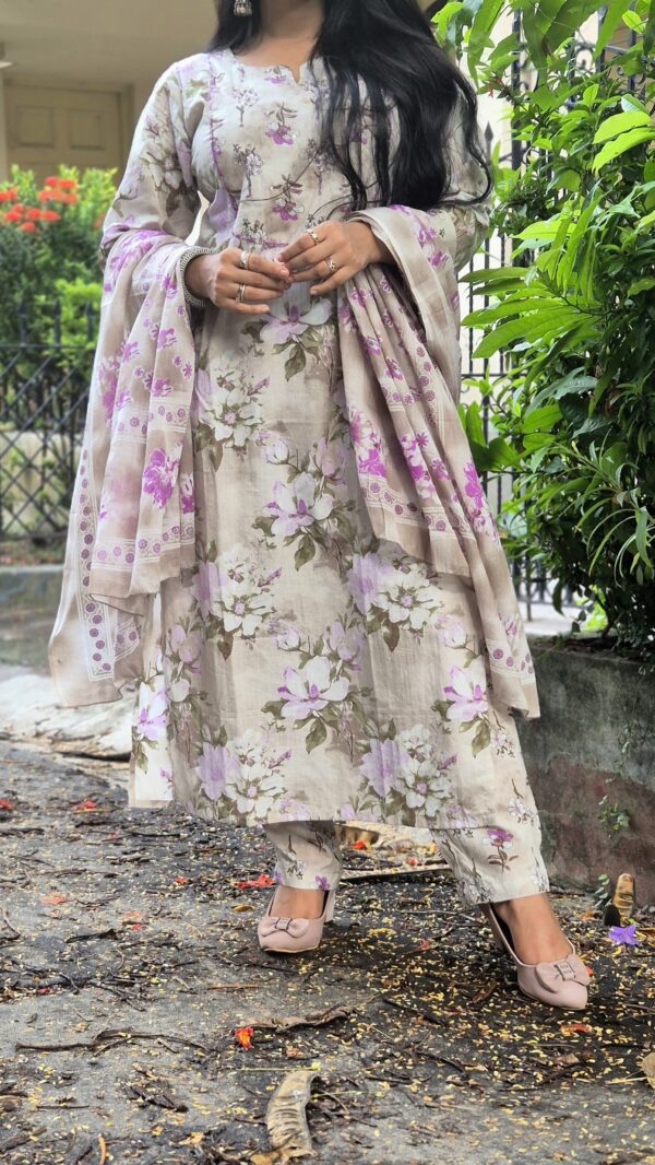 Jaipuri 3 piece pure cotton set