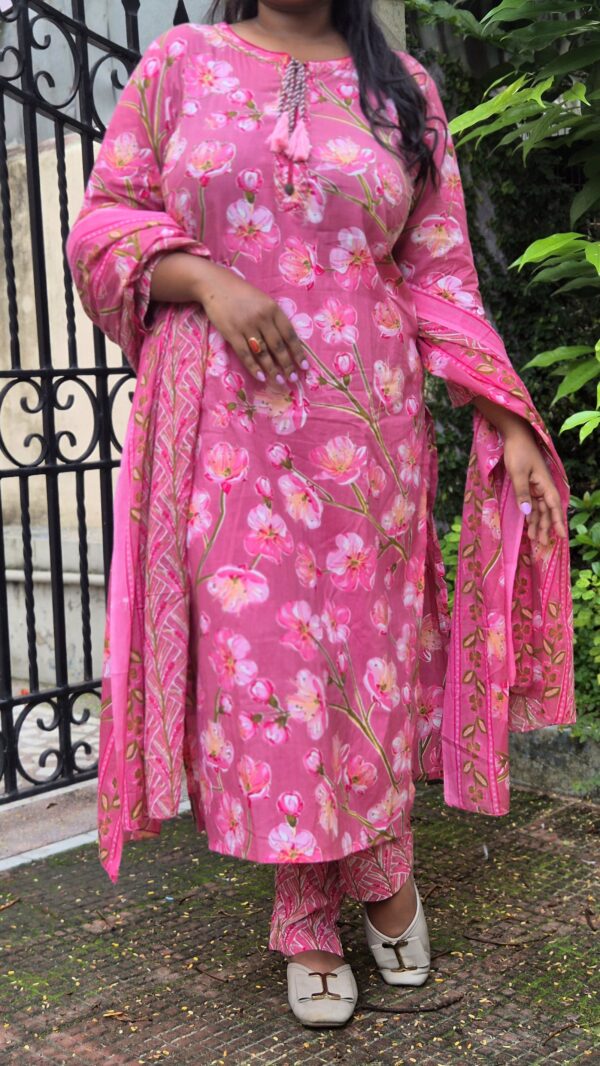 Jaipuri 3 piece pure cotton set