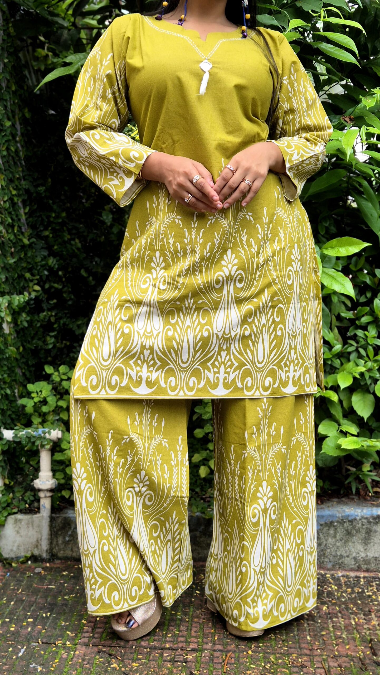 Jaipuri flex cotton cord set