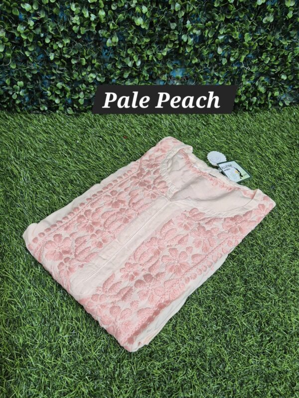 3D modal chikankari cutwork tone-tone