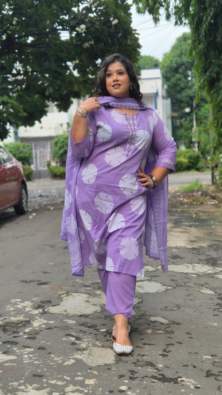 Lavender floral 3 pc set