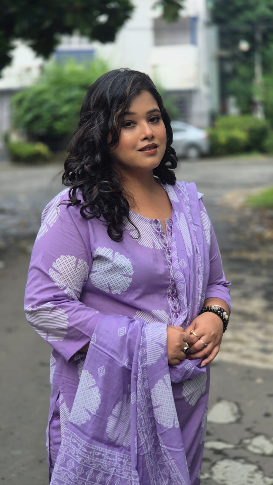 Lavender floral 3 pc set