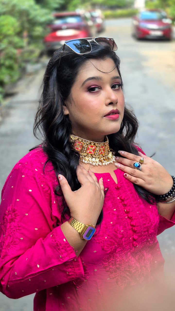 Benarashi chanderi 2 pc set
