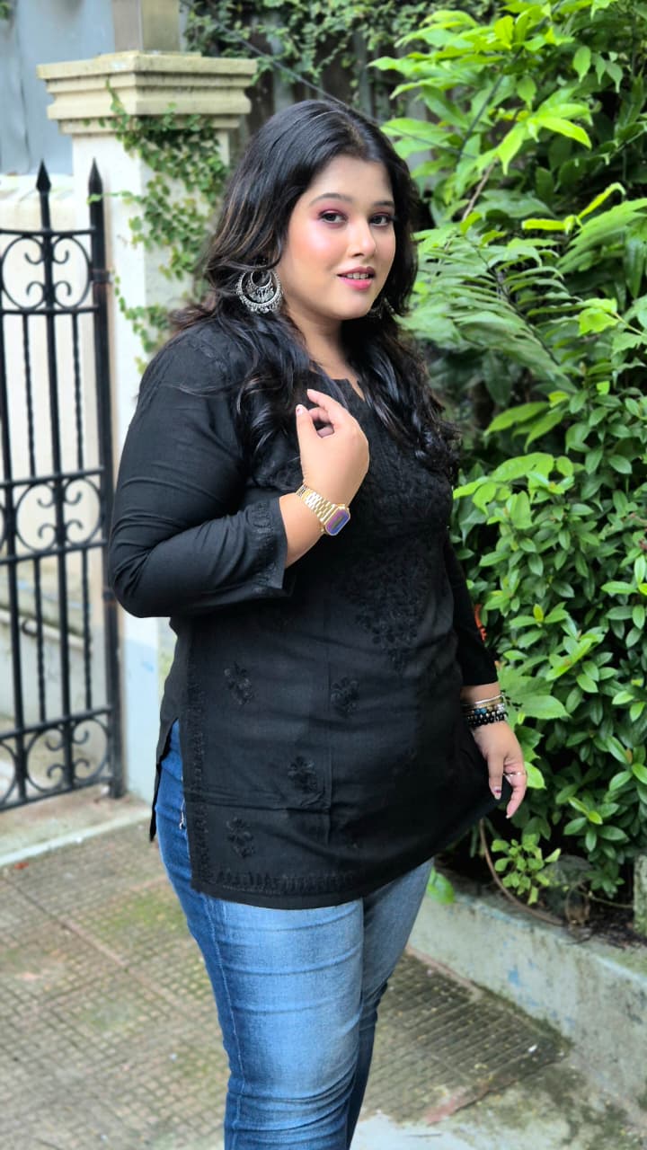 Heavy quality Rayon chikankari top