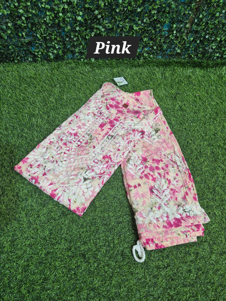Printed Malmal chikankari 2 pc set