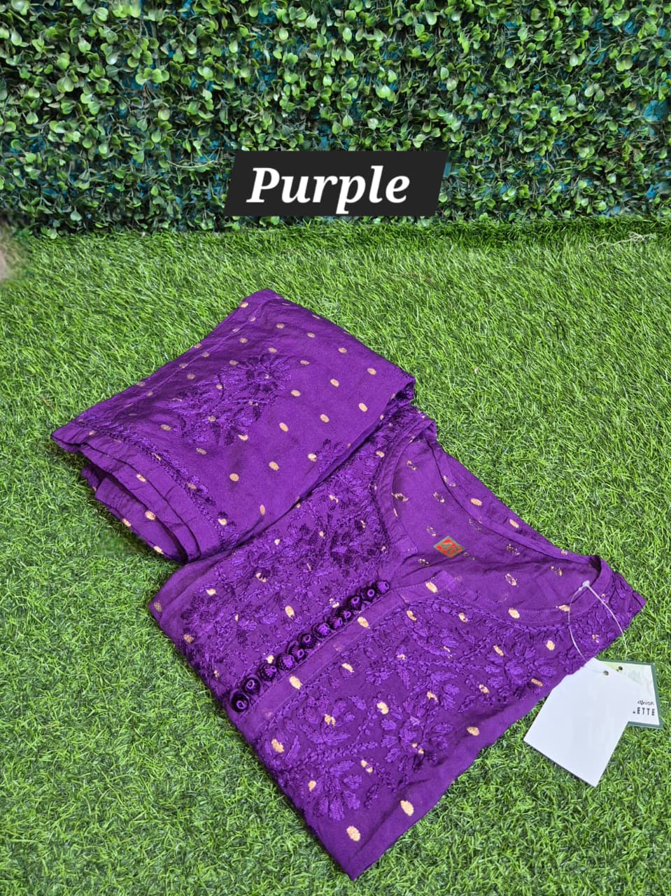 Benarashi chanderi 2 pc set