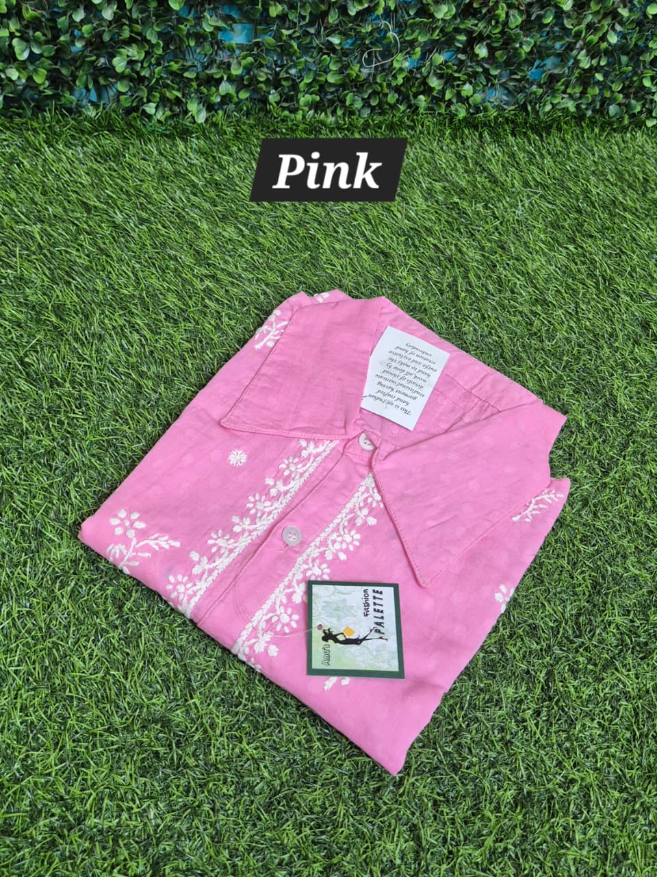 Chikankari women's shirt