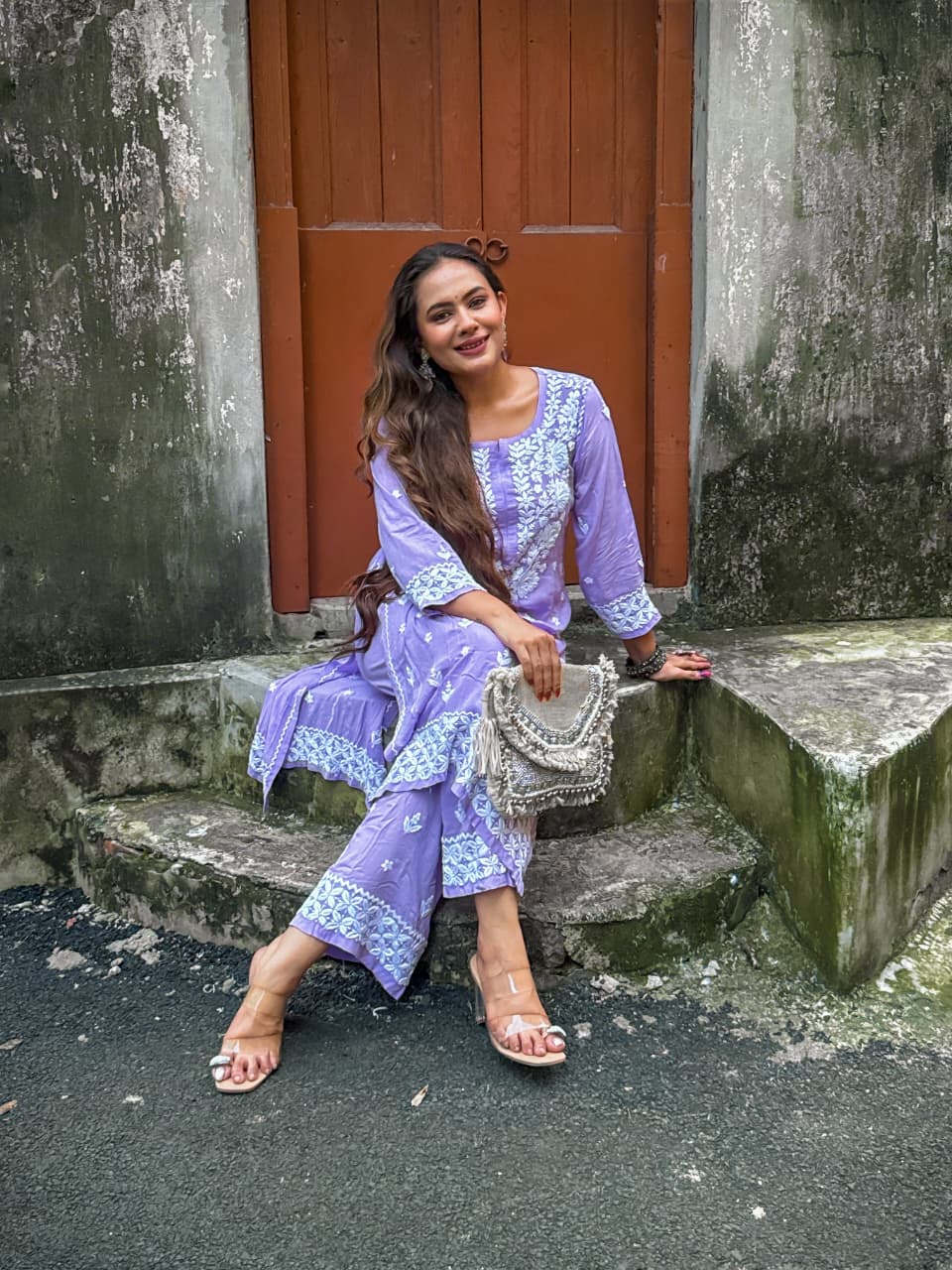 Chikankari modal 2pc set
