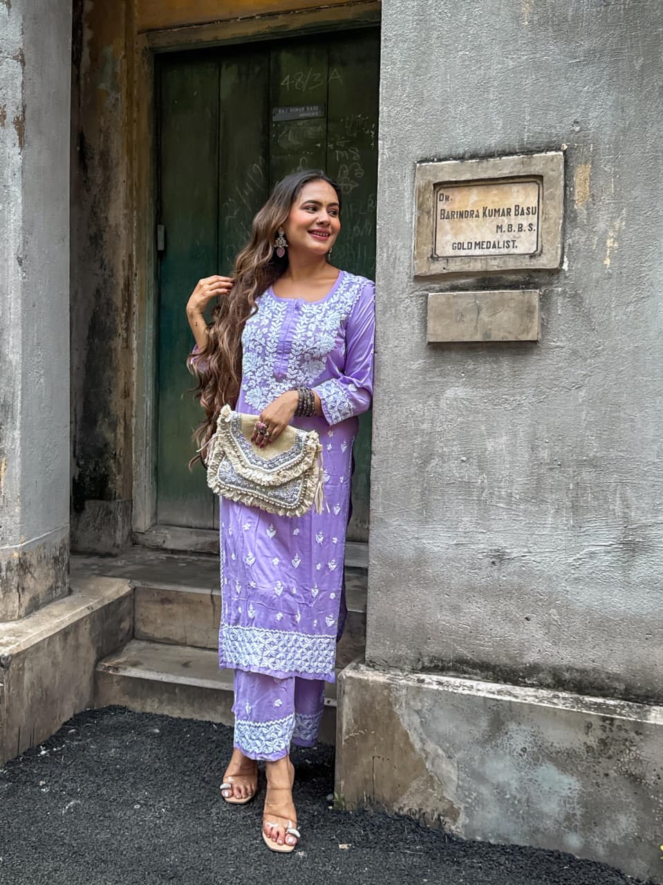 Chikankari modal 2pc set