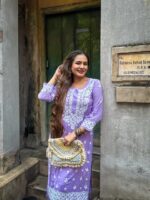 Chikankari modal 2pc set - Image 2