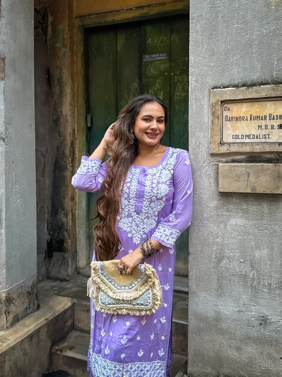 Chikankari modal 2pc set