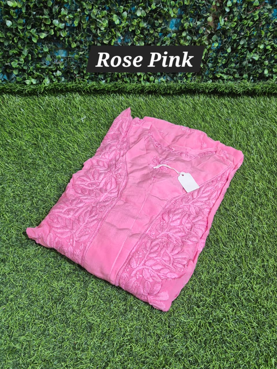 Crepe silk a line flared sleeves