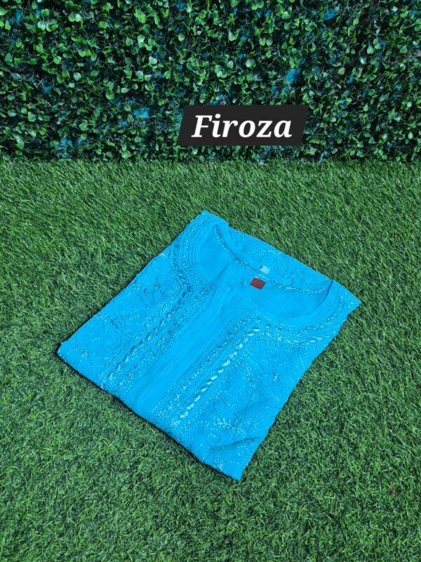 Viscose Resham Jaal bakhiya work