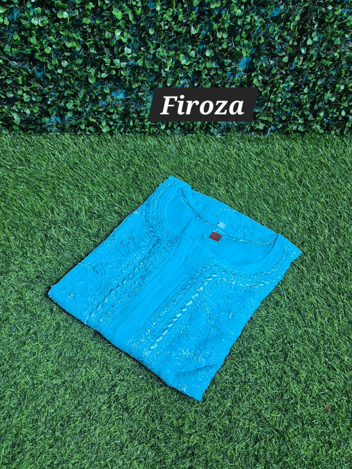 Viscose Resham Jaal bakhiya work