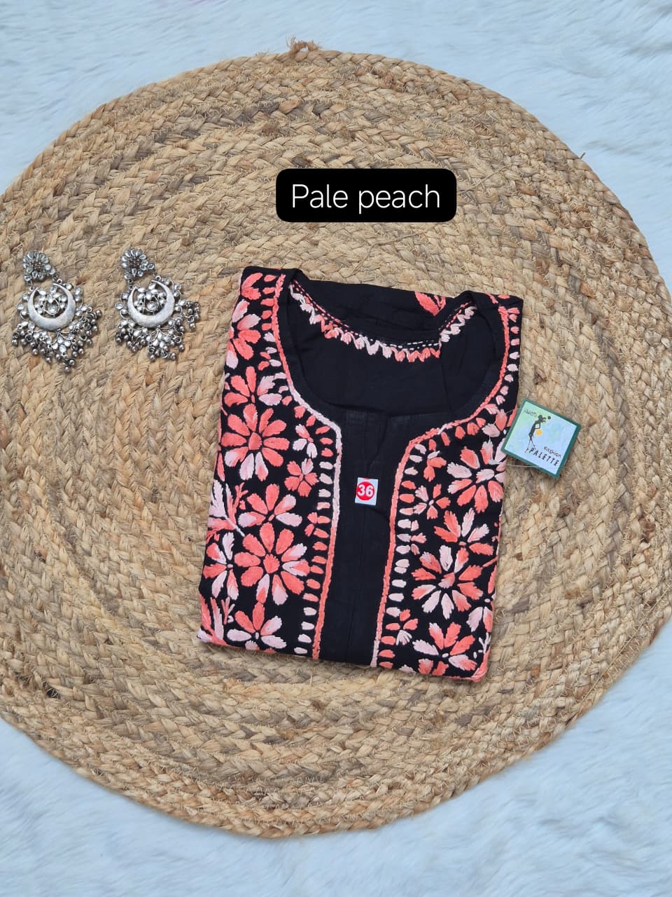 Rayon Multi Lucknowi Chikankari Kurti – Stylish Ethnic Wear