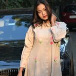 Shirt Style  A Line One Piece Dress With Hand Embroidery