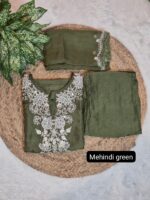 Dola Silk 3Piece Kurti Set - Image 3