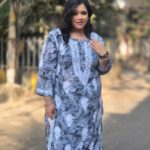 3D Mulmul Cotton Kurti